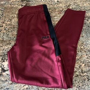 Fila Kids One Piece in Burgundy and Black